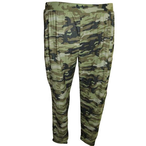 Bobbie Brooks Camouflage Joggers Pants Plus Size 3X-24 - Picture 1 of 6